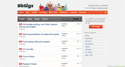 Desktop Screenshot of bitgigs.com